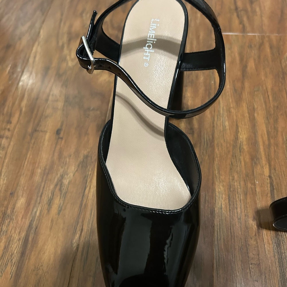 Black Patent Block Heel Platforms by Limelight Women’s Size 8.5 - Picture 7 of 10